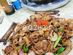 葱姜炒猪杂-标记美食新鲜猪杂(兴南大道店)
