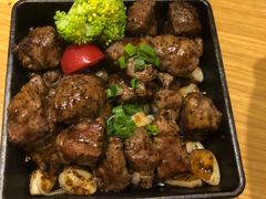 金蒜牛肉粒-三石铁板烧(紫竹桥店)