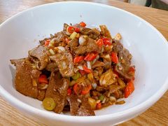 猪肝爆黄喉-唐坊·湖南菜(丰尚国际店)