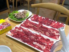 嫩牛肉-夜牛潮汕鲜牛肉火锅店(翻身店)