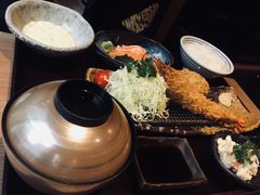 吉列豬扒大蝦定食-丼吉日本吉列专门店餐厅(彩星集团大厦店)