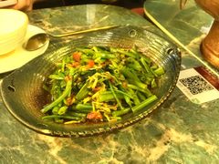 酸笋炒空心菜-浩海火燒雲傣家菜(静安芮欧店)