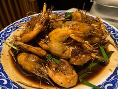 杭州老头儿油爆虾河虾-老头儿油爆虾·三潭印月