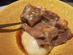 温泉蛋泡石烤牛肉-天狗山料理(省体店)