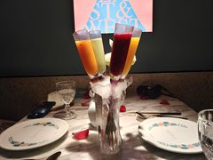 彩虹鲜榨果汁四部曲-蜜桃花开·中西融合菜E&W(南长街店)