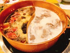 寿喜豆乳鸳鸯锅-伊豆野菜村(大族广场店)