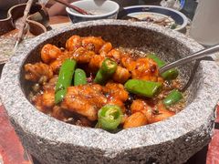 石锅杭椒牛蛙-桂满陇-西湖船宴(西单大悦城店)
