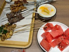 -街角等你.大连海鲜烧烤.经典铁板海鲜串(西安路店)