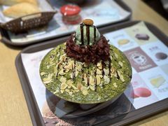 绿茶红豆雪冰-劳顶笨咖啡(益华广场店)