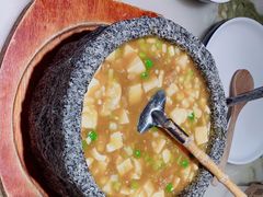 鸡汤虾仁豆腐-绿茶餐厅(燕郊永旺店)