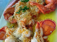 蒜蓉开边龙虾-四川小胡子海鲜(丁村万人海鲜广场店)