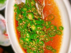 青椒钱江翘嘴鱼身-老头儿油爆虾·知味杭州(爱琴海购物中心)