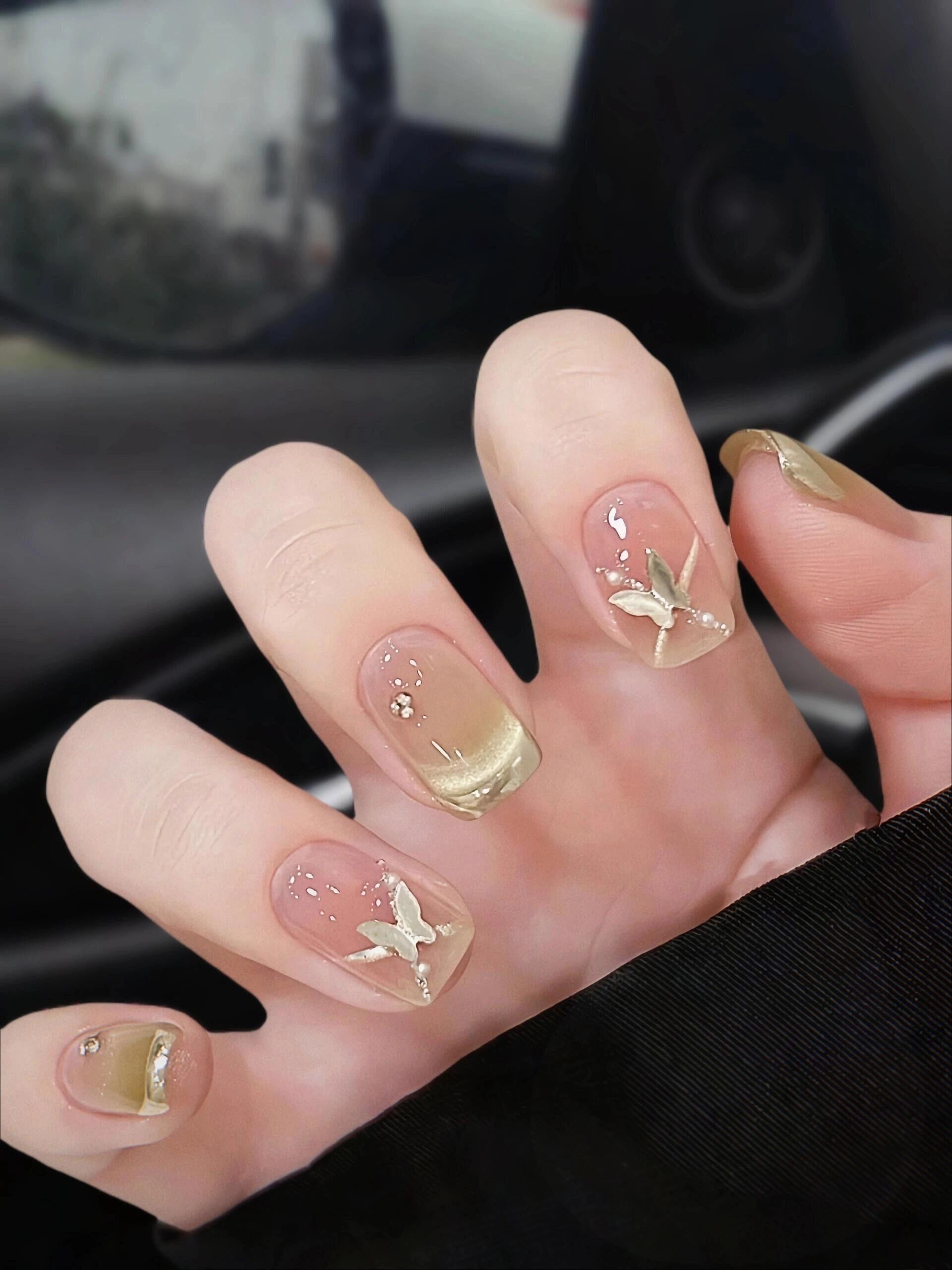 夏日短款美甲款式!纯欲显白