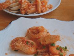 金沙炒虾-渔·海鲜餐厅（东澳可域度假村内）南沙湾沙滩店