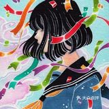 美不胜收，花瓣萦绕的小姐姐