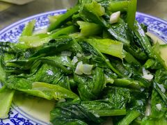 蒜茸油麦菜-范记靖远羊羔肉(博物馆店)