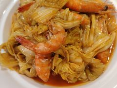 鲜虾烧白菜-船歌·鱼水饺青岛菜(石老人店)