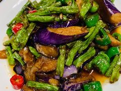 茄子炒豇豆-老味道餐厅(江山店)