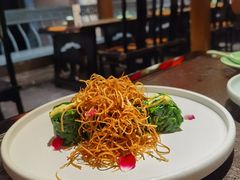 杏鲍菇拌菠菜-北平盛世·新京菜·北京烤鸭(劲松·双井店)