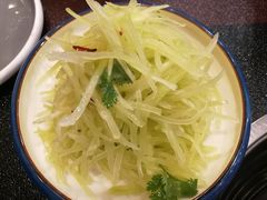 炝拌笋丝-乡村驴肉馆羊蝎子