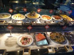 自助取餐区-渔民船说·北塘海鲜·天津菜·海肠捞饭(北塘古镇店)
