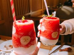 树莓思慕雪-绿茶餐厅(西单老佛爷店)