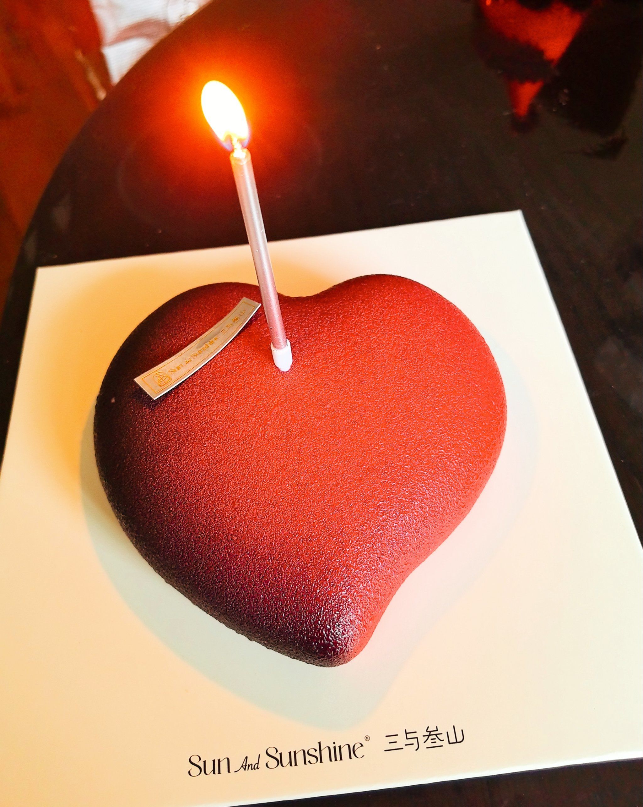 心形蛋糕,甜蜜爆棚❤️