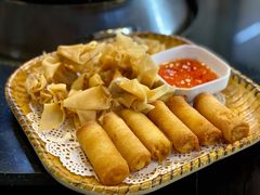 炸牛奶拼炸云吞-阿多私房菜(顺德店)