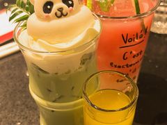 熊猫抹茶奶绿（热/冰）-西堤牛排(龙德广场店)