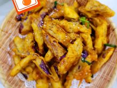 黄金炸茄子-松针蔡记蒸饺(花园路店)