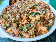 臭豆腐炒茼蒿-张大妈饭店