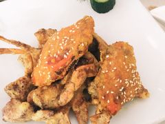 咸蛋黄炒膏蟹-盐通酒家(金桥湾清水苑店)