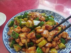 酱爆鸡丁-北大地皖峰饭馆