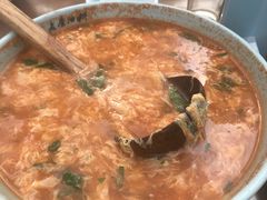 西红柿鸡蛋拌汤-老磨油饼(高陵店)