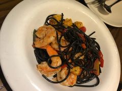 墨鱼汁海鲜意面-107私厨·牛排馆(龙岗店)