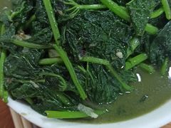 虾酱地瓜叶-邮电新村嘉积鸭美味园