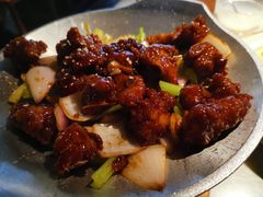 蒜香蜜汁排骨-绿茶餐厅(成都大悦城店)