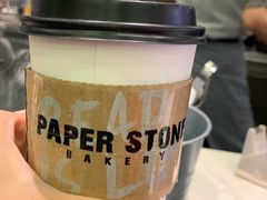 焦糖鲜奶咖啡（热）-PAPER STONE BAKERY(天汇广场店)