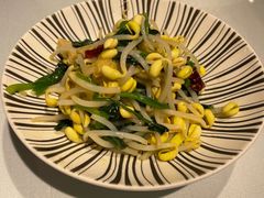 菠菜豆芽拌面筋-汉唐宴长安食府