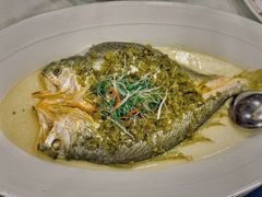 雪菜蒸野生大黄鱼-麟1929(外滩店)