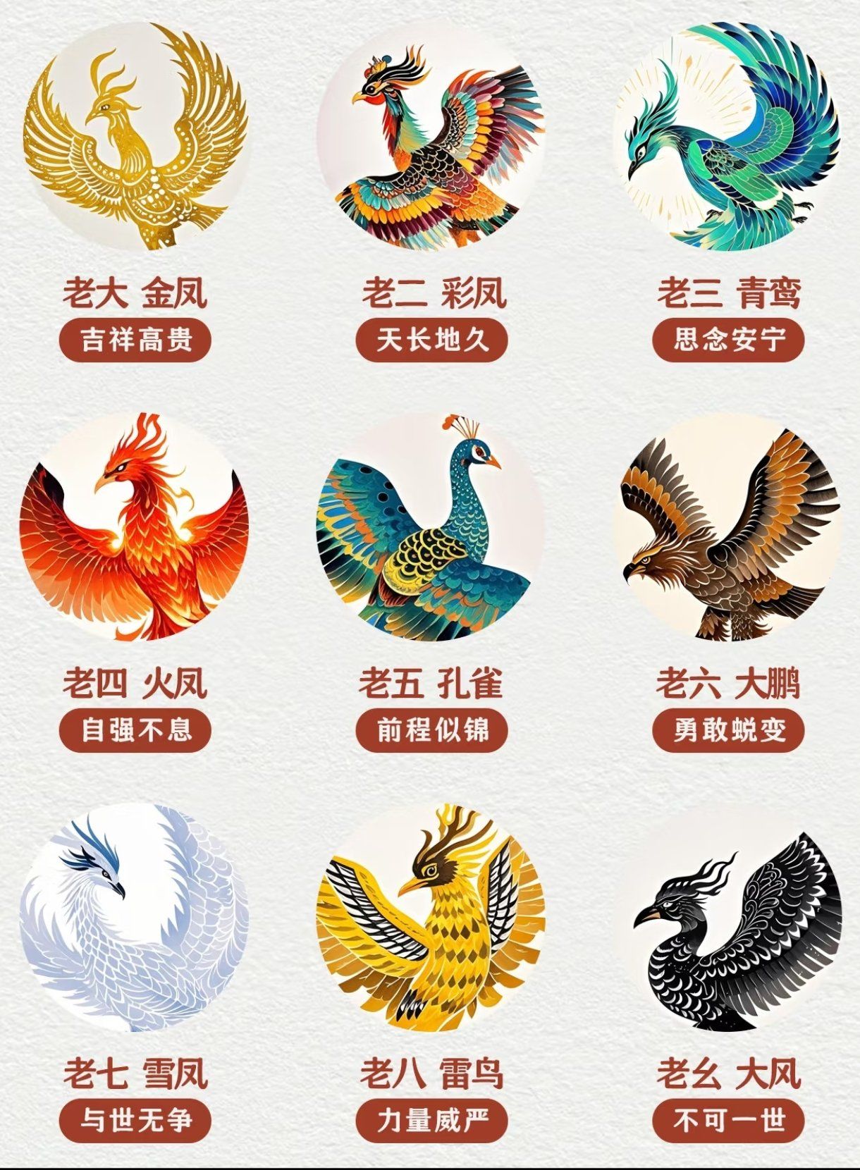 惊艳!探秘神秘的九凤家族