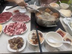 牛大骨茶树菇牛腩汤锅-黑山牛肉汤火锅(花城汇店)