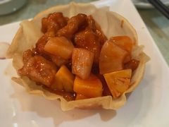 菠萝咕噜肉-长春观斋补堂素菜馆