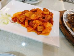 菠萝咕噜肉-长春观斋补堂素菜馆