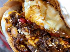 蛋菜夹馍-老马家马蓉蛋菜夹馍·腊牛肉夹馍(回民街店)