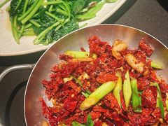炝炒地瓜叶-山石榴·贵州菜(丰盛里店)