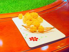 玉米片奶豆腐-大汗行宫园林餐厅