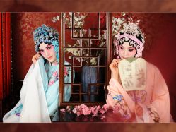 -后宫·古装汉服京剧儿童亲子全家福摄影