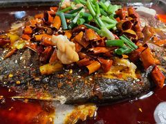 -探鱼·鲜青椒爽麻烤鱼(广州欣荣广场店)