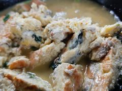 鲜艾叶煎土鸡蛋-园林美食城·本土农家菜(杨和镇店)